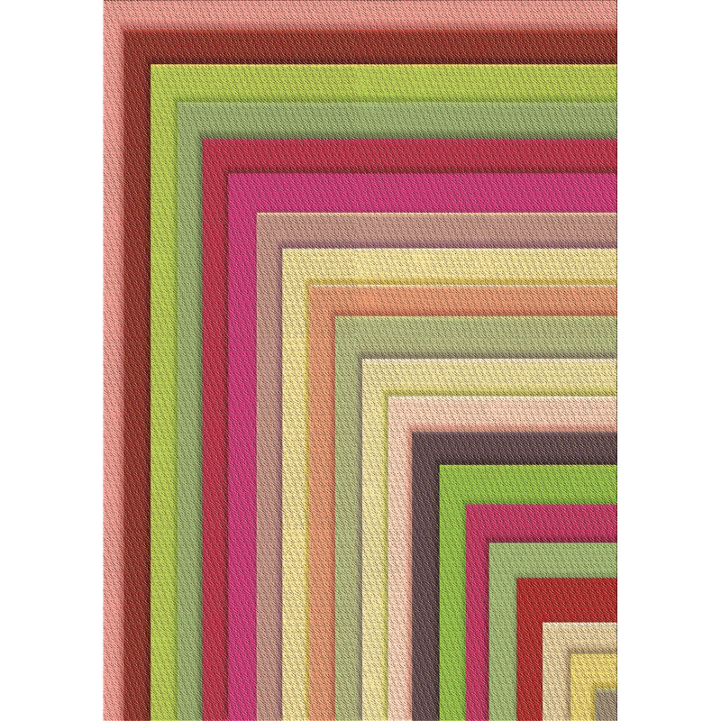 East Urban Home Striped Wool Multicolor Area Rug Wayfair